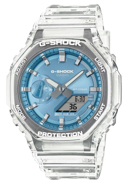 Casio G-SHOCK GA-2100BM-7A2ER Analog Digital Digi Herren Unisex Uhr Transparent-image