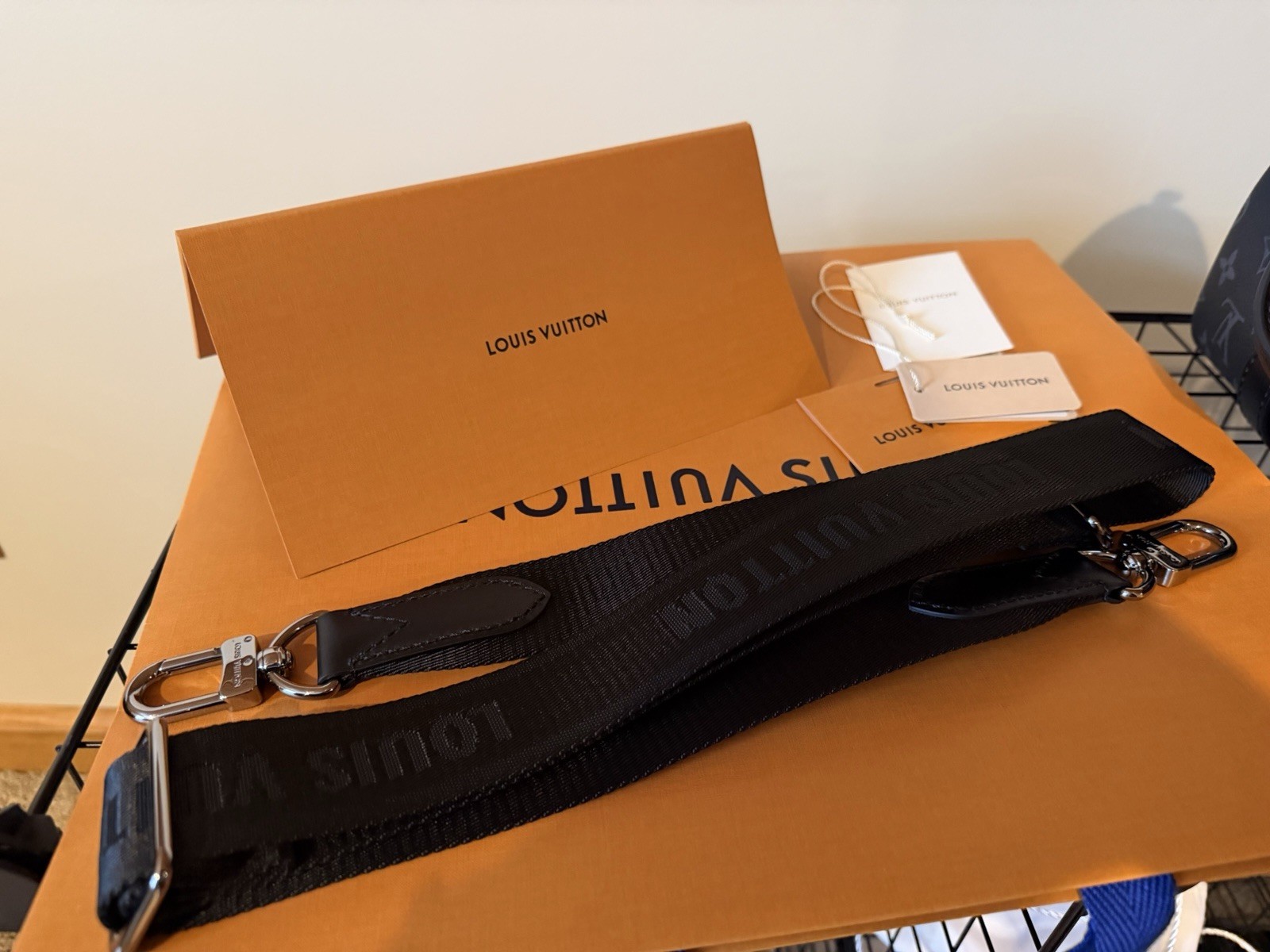 Authentic Louis Vuitton Monogram Eclipse Keepall … - image 8