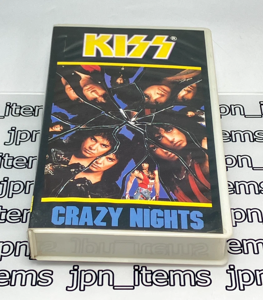 KISS Crazy Nights VHS PolyGram Musikvideo VAH-0079 NTSC 1988 Japan - Bild 2 von 4