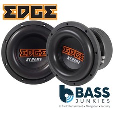 Edge EDX10D2-E3 - 10" 25cm 3500 Watts Dual 2 Ohms SPL Car Sub Subwoofer