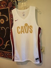 Cleveland Cavaliers Nike Jersey Large +2 Length Cavs 2021 NBA Polyester White