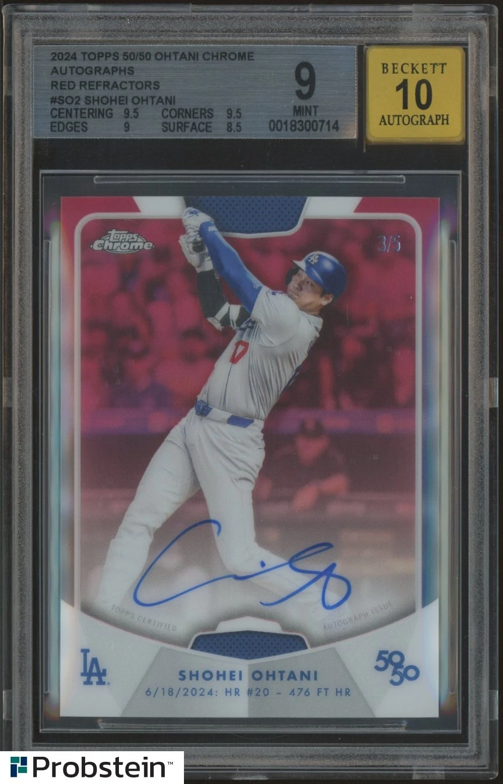 Borezy Collection's 2024 Topps 50/50 Shohei Ohtani Shohei