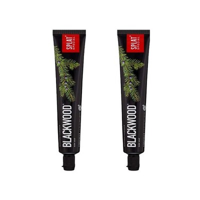 2 x 75 ml SPLAT Special Blackwood Zahnpasta Aktivkohle