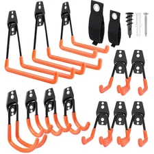 Garage Hooks Heavy Duty 14 Pack, Steel Garage Storage Hooks, Tool Hangers for...
