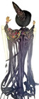 Vintage Hanging Witch Halloween Decoration Prop – 4ft Spiderweb Cloak, Poseable — photo 9
