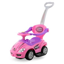 Best Choice Products 3-in-1 Kids Push Car w/ Handle Horn
