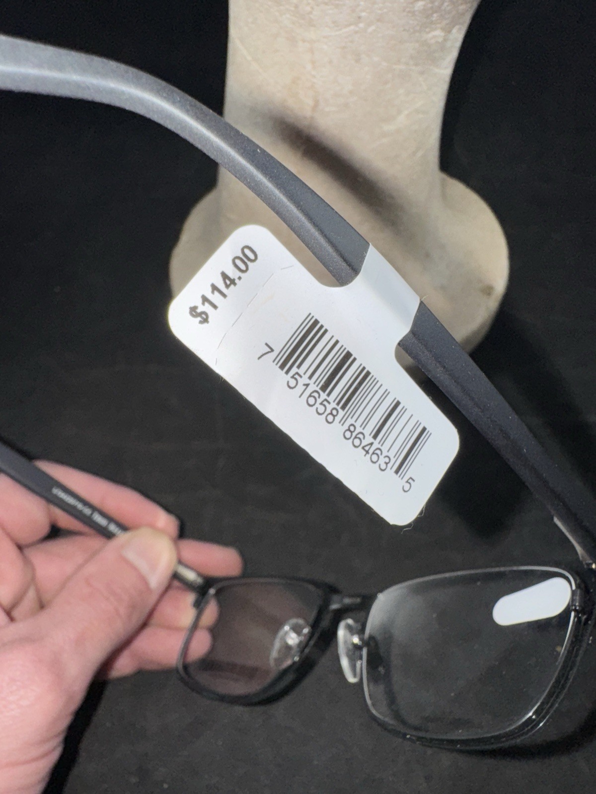 TRUE RELIGION T001 BLK Black Cat Eye Eyeglasses 53-16-140 $114 Retail thumbnail 8