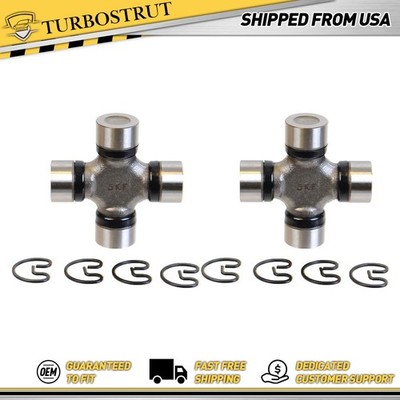 2 Front Rear Universal Joint For 1967 AMC Ambassador Marlin Rebel 3.3L