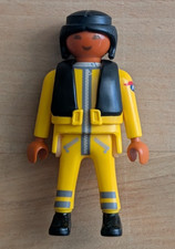 Playmobil 5253 Figur Hafenarbeiter Kranf&uuml;hrer Frachtschiff Ersatzteil gelb