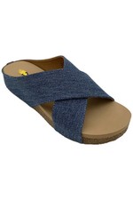 Volatile Women's Ablette Wedge Sandals Denim
