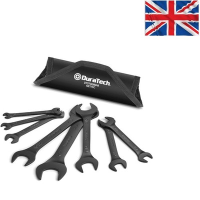 8-teiliges superdünnes Maulschlüssel-Set 5,5-27 mm mit Tasche - langlebig & präzise