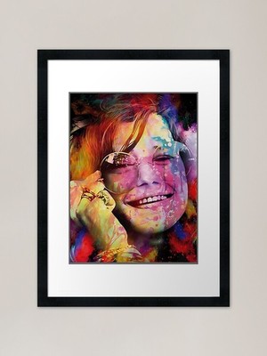 ROCK-DIVA-ROOT-COLOR Gerahmtes Kunst Pri Gerahmtes Wandbild Poster Leinwanddruck Bild