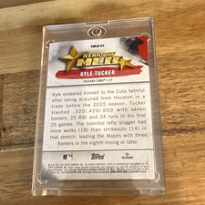 Topps 2025 Stars of MLB Insert Kyle Tucker #SMLB-63 Chicago Cubs