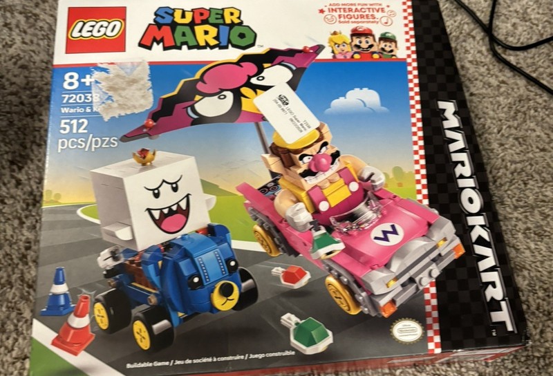 LEGO Super Mario: Mario Kart – Wario & King Boo Building Toy 72038