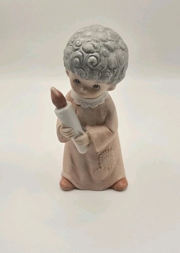 Vintage Homco Home Interiors Christmas Nativity Set 5 Children Figurines - Picture 8 of 15