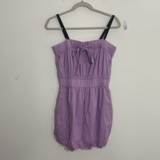 J.Crew Womens Dress M Purple Franki Strapless Bubble Hem Bow Resort Preppy