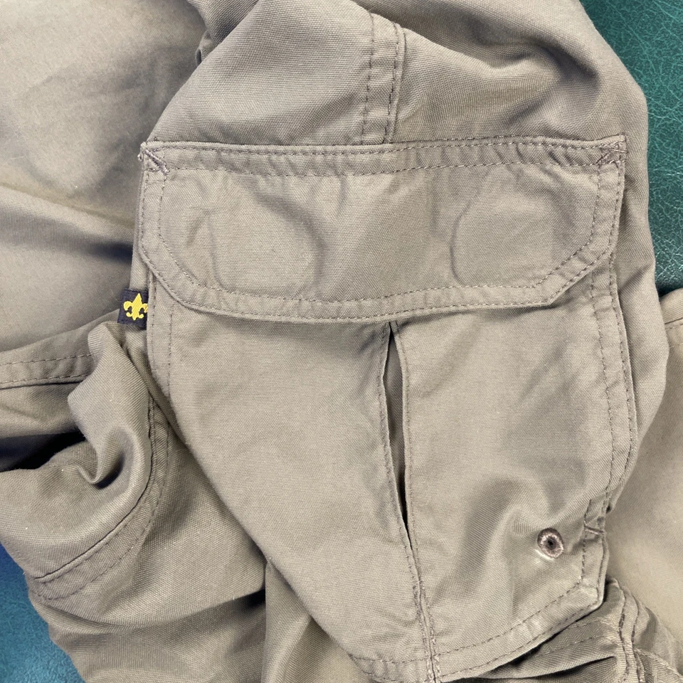 Boy Scouts of America Switchback Pants Mens Small Green Nylon Shorts Conversion - Image 3 of 4