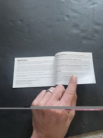 galactic pinball virtual boy Manual only