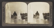 Photo:St. Louis Missouri 1904 World's Fair Gushing Fountains Stereo View