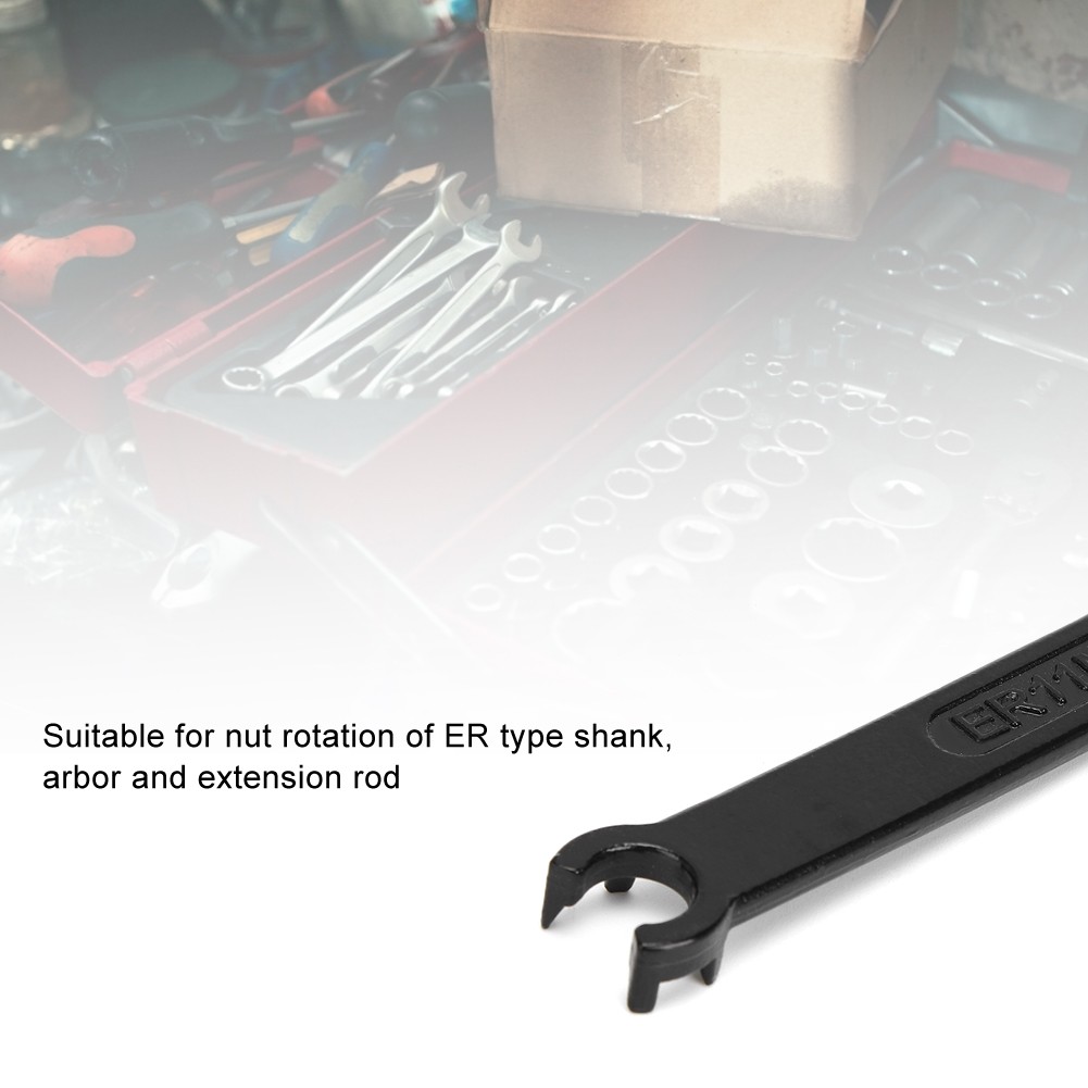 ER M Type Clamping Nut Wrench High Carbon Steel CNC Collet Chuck Wrench Spanner(