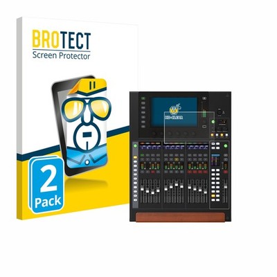 2x Display Schutz Folie für Behringer Wing Compact Zubehör Transparent