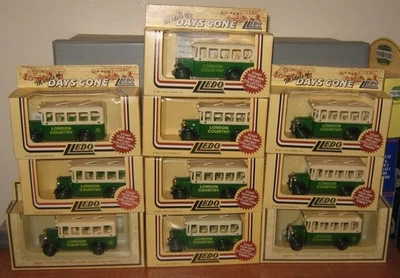 Lledo Days Gone DG10008 Dennis Coach London Country Group of 10 variations - Image 1 of 4