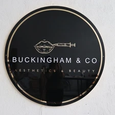 24" Custom Acrylic Logo Sign | Personalized Business Acrylic Indoor  Wall Sign