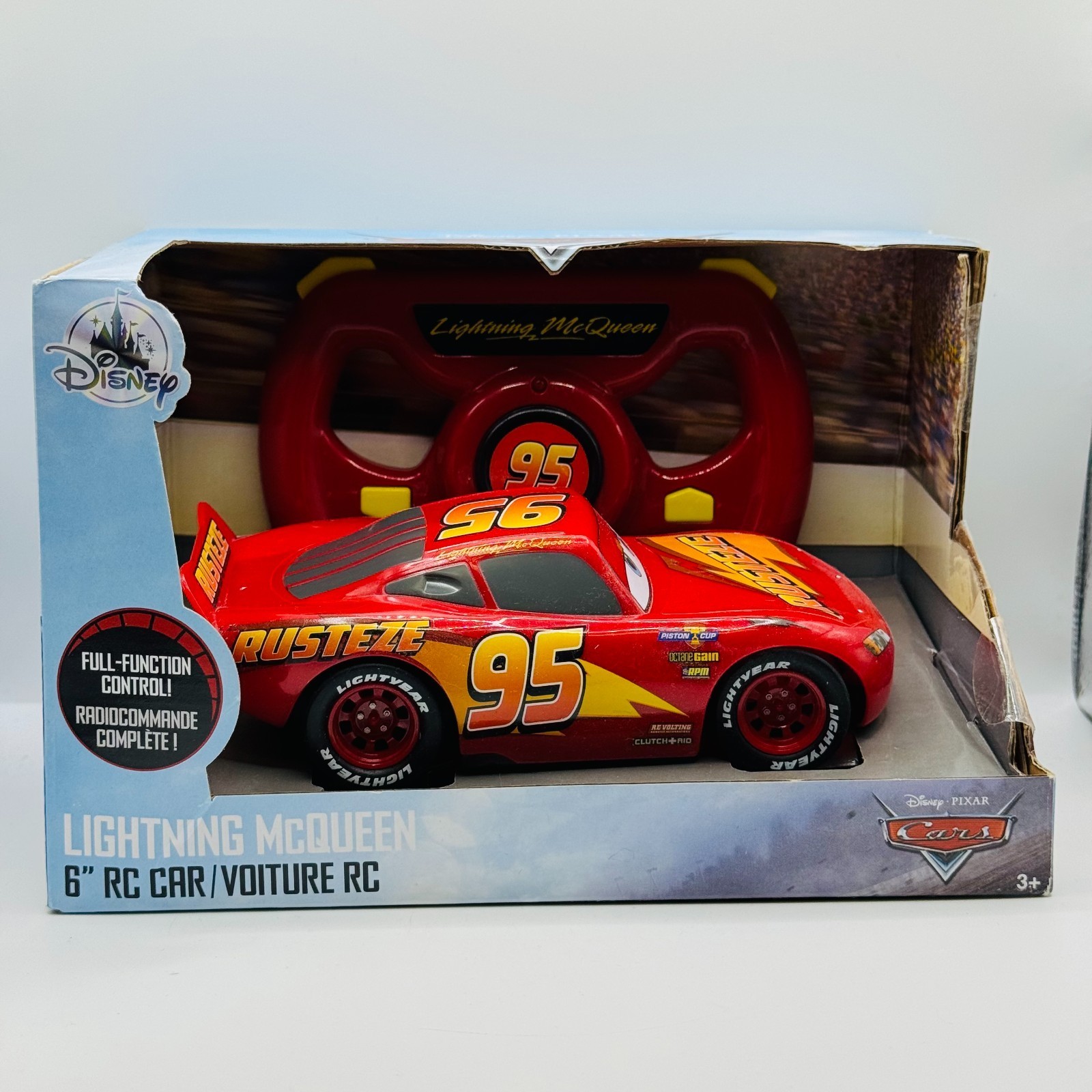 S - Cars 3 Lightning Mcqueen 6" Rc Remote Control - Disney Store