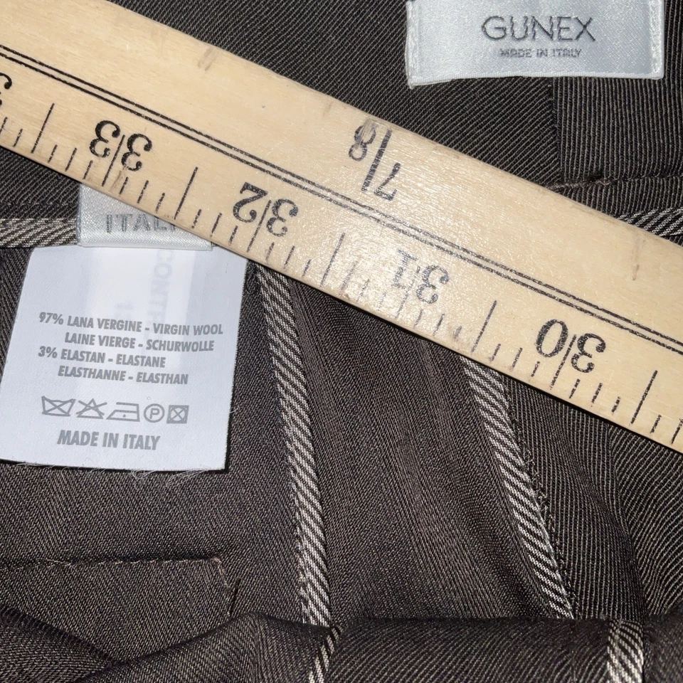 Gunex Pants Womens Size 10 Brown Wool Business dress Casual Academia - Image 3 of 4