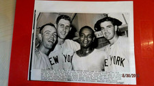 1961 WORLD SERIES 8X10 Clete Boyer,Bobby Richardson,etc.Crosley Field Wire Photo