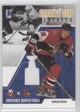 2003-04 ITG Be A Player Memorabilia Stanley Cup Playoffs Marian Hossa HOF 0v1