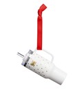 2025 Stanley Mini Tumbler Holiday Christmas Ornament Keychain Frost Polka Dots — photo 5