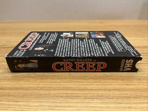 Creep VHS - Tim Ritter, Joel Wynkoop rare HTF gore violence horror Cult Classic - Picture 5 of 11