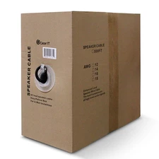 14/2 Speaker Wire (500 Feet) 14AWG Gauge - Outdoor Direct Burial in Ground/In Wa