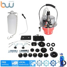Portable Pneumatic Air Pressure Kit Brake Clutch Bleeder Valve System 4.5 Cfm