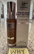 IT Cosmetics Your Skin But Better Foundation Skincare TAN WARM 44 1oz /30mL