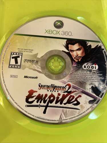 Samurai Warriors 2: Empires (Microsoft Xbox 360, 2007) CIB W/manual. Tested - Picture 4 of 7