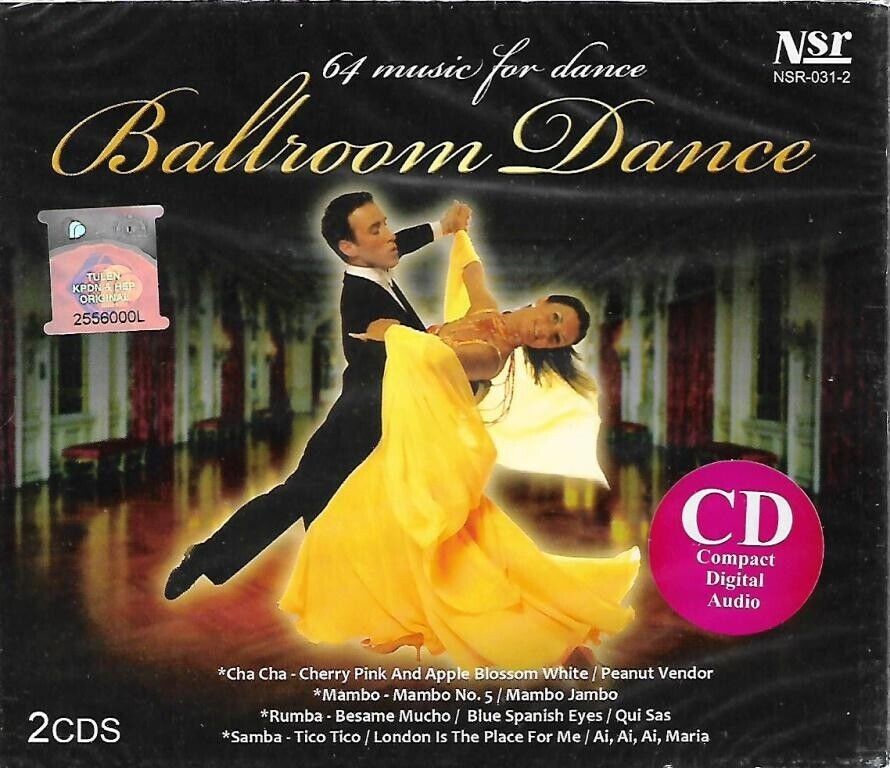 Baile de salón 2CD 64 Música para bailar Cha Cha Mumbo Rumba Samba...