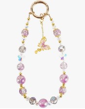 Beaded Phone Wrist Strap, Cellphone Lanyard Chain, Keychain, Sparkling Wristlet