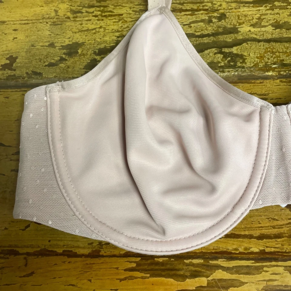 Sujetador minimizador Wacoal Back Appeal talla 34DD con aros rubor rosa 857303 Foto 3 de 4