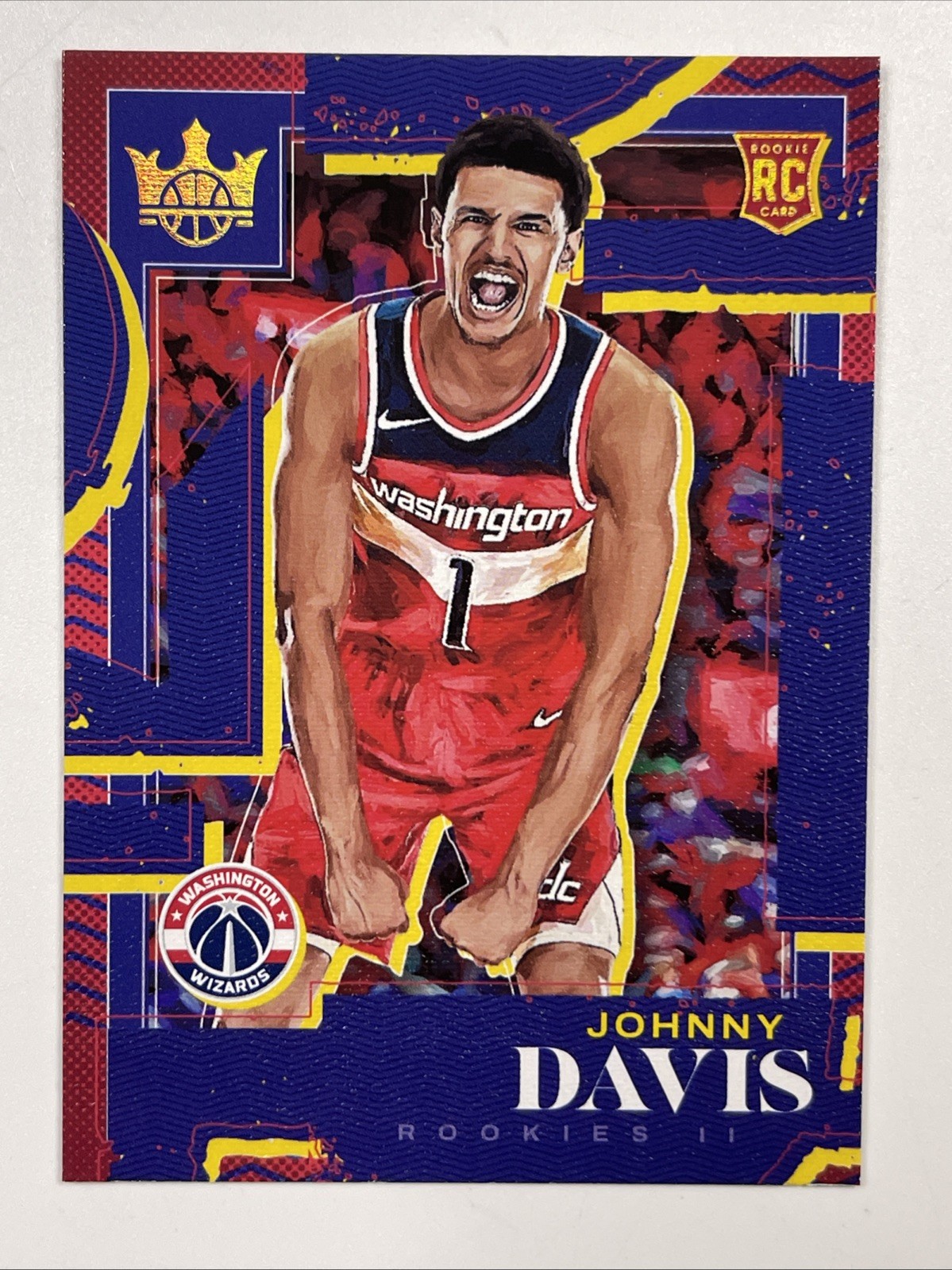 2022-23 Panini Court Kings Johnny Davis Rookies Level II 2 #128 Wizards
