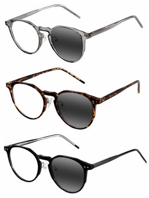 -1.0-8.0 Acetate Nearsighted Glasses Negative Transition Photochromic Glass