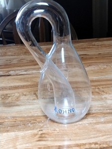 * VINTAGE * RARE * HAND BLOWN * M. OHNO KLEIN BOTTLE *         EXTREMELY RARE *