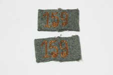 German Original WWII  Army Shoulderboard Unit Number Slides