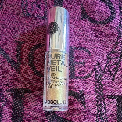 Absolute New York Pure Metal Veil Liquid Eyeshadow Metallic Gold AMV12