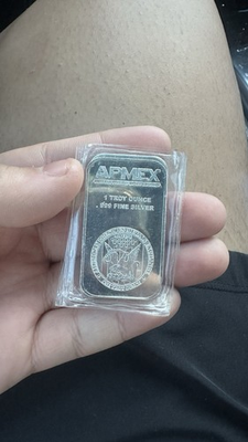 #ad APMEX One Troy Ounce 1 oz Silver Bar .999 Fine $105.00