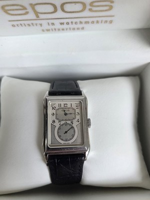 EPOS Doctor's Watch 3185SL Manual Wind Analog Watch Unused Timepiece