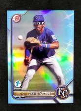 2022 Bowman Draft 1st Edition #BD-74 Daniel Vazquez Sky Blue
