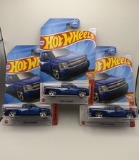 HOT WHEELS Chevy Silverado Extended Cab Lot of 3 