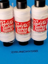 Lot of 3 Gayla Super Twine Kite String 400 ft Spool Made In USA
